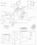 Crankcase CoverCylinder Head KitGasket Sets - Engine KitGasket Sets - Valve Diagram and Parts List for 462707-0100-E1  Briggs and Stratton Engine